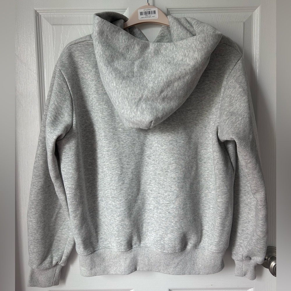PARKE 100% AUTHENTIC Varsity Hoodie Sweatshirt- Grey/Navy- Size S/M - Picture 6 of 15